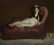 Edouard Manet Young Woman Reclining in Spanish Costume oil painting artist